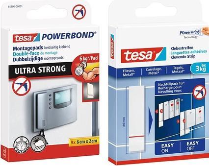Produktbild tesa Powerbond ULTRA STRONG doppelseitige Klebepads (6 kg)