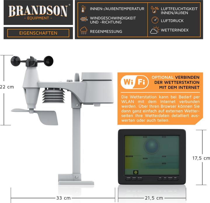 Image du produit Brandson Station météorologique