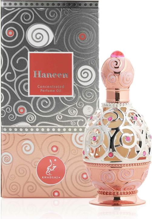 Actual product image Khadlaj Haneen Rosegold - concentrated perfumed oil without alcohol - 20 ml (Eau de parfum, 20 ml)