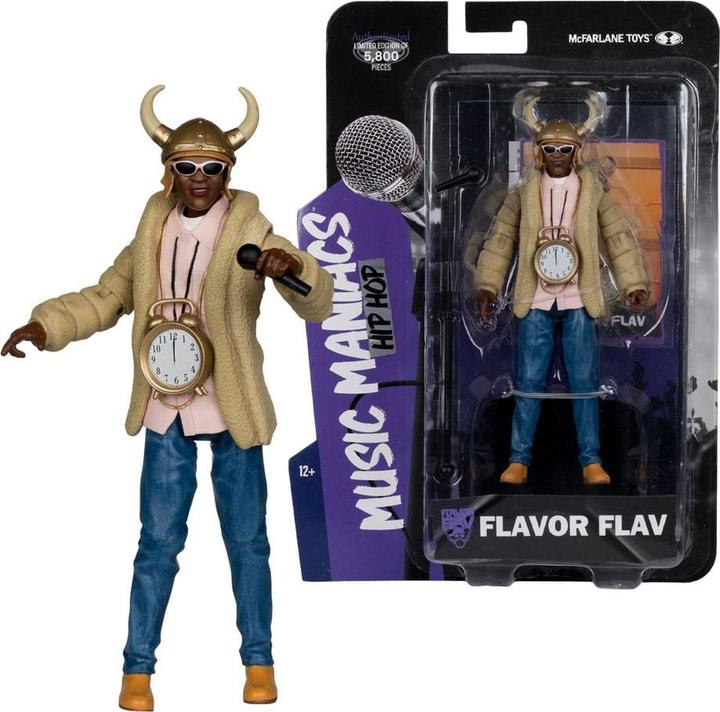 Actual product image McFarlane Music Maniacs Hip Hop Actionfigur Flavor Flav 16 cm