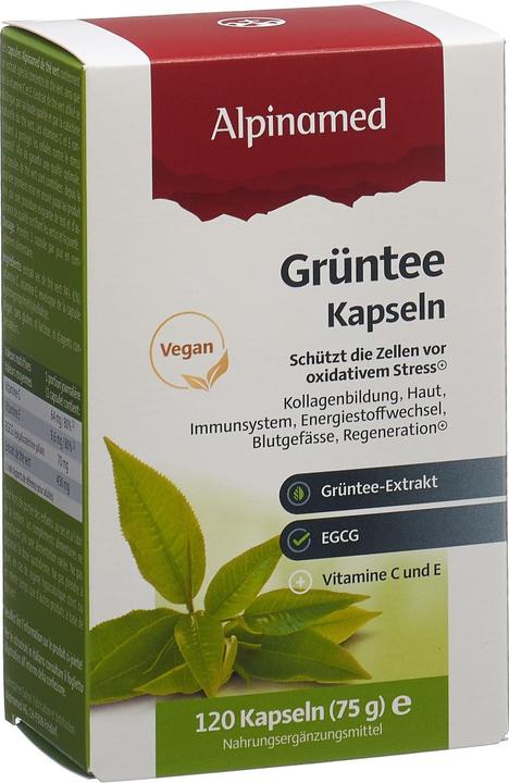 Produktbild Alpinamed Grüntee Kapseln (1 Stück, Kapseln, 112 g)