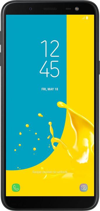 Produktbild Samsung Galaxy J6 EU (32 GB, Schwarz, 5.60", Dual SIM + SD, 13 Mpx, 4G)