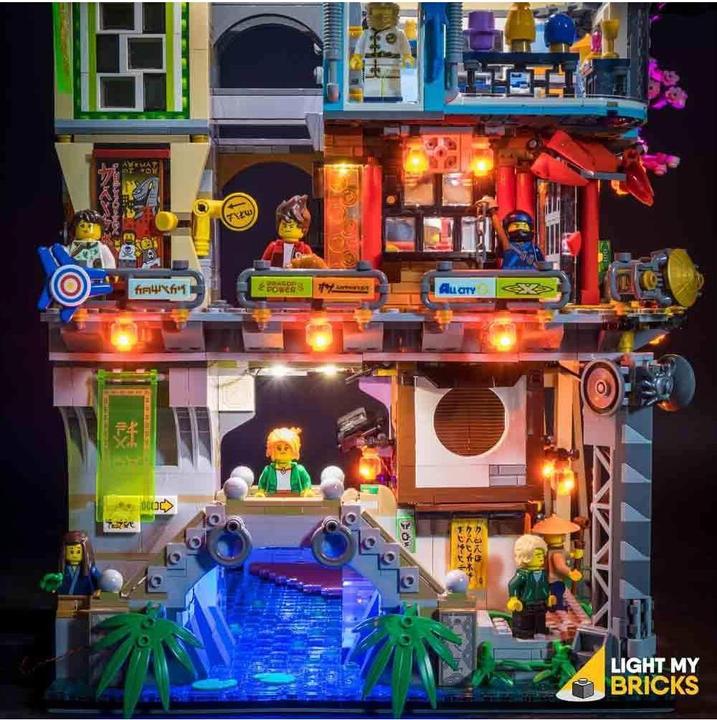Image du produit Light my bricks Kit de lumière pour LEGO 70620 La ville NINJAGO
