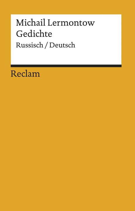 Produktbild Gedichte (Deutsch, Michail Lermontow, Rudolf Pollach, Kay Borowsky, Johanna Renate Döring-Smirnov, 2000)
