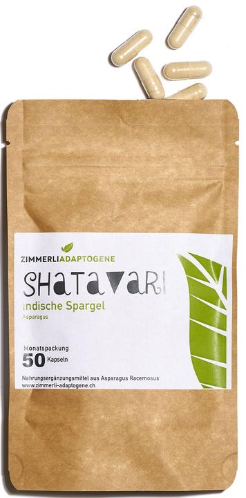 Actual product image Zimmerli Adaptogene Shatavari Capsules (BIO) 50 Capsules (1 Piece, Capsules, 25 g)