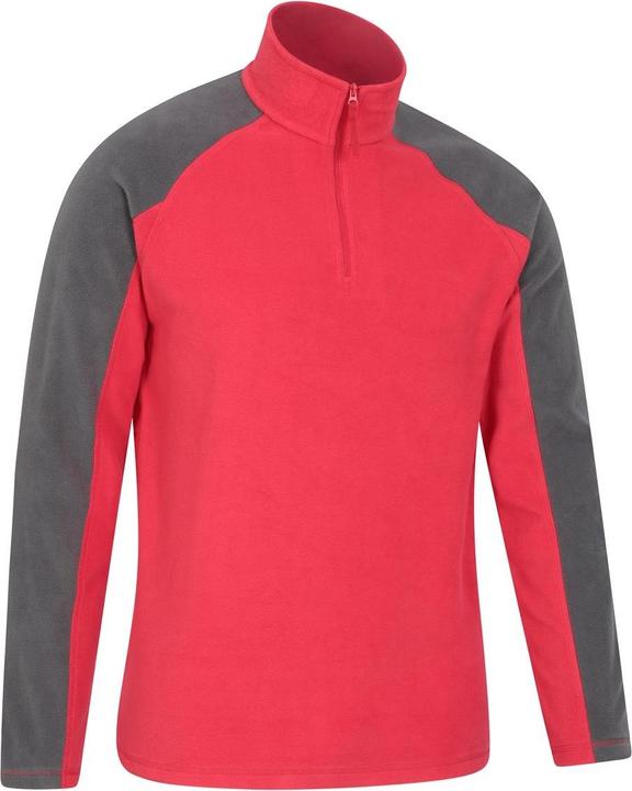 Immagine prodotto Mountain Warehouse Top in pile Ashbourne II con mezza zip da uomo (XS)