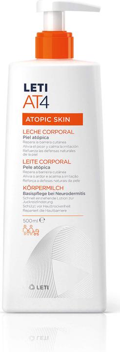 Produktbild Leti LETIAT4 Atopic Skin Körpermilch bei Neurodermitis, 500 ml Creme (Körpermilch, 500 ml)