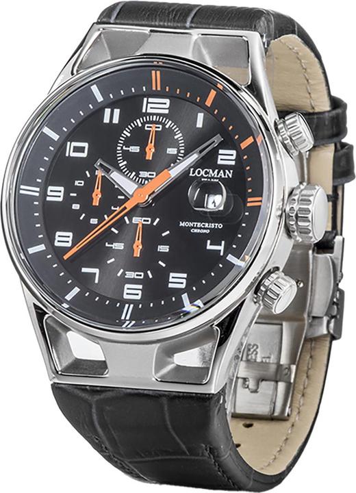 Produktbild Locman Herrenuhr "Montecristo Chrono 41 mm Ref. 0542" (Chronograph, 41 mm)