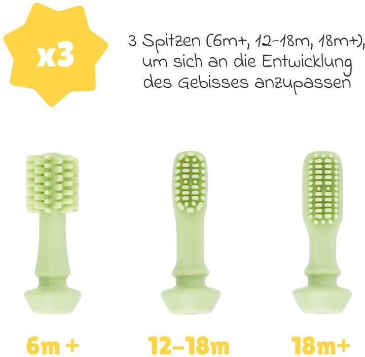 Produktbild Badabulle Silikon-Zahnbürste