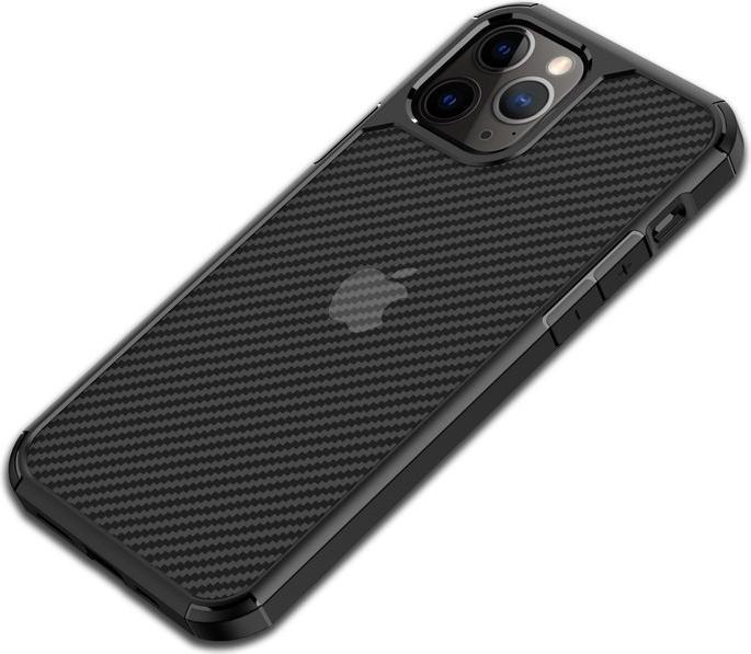 Immagine prodotto Crong Hybrid Carbon - Custodia per iPhone 12 Mini nero (Apple iPhone 12 mini)