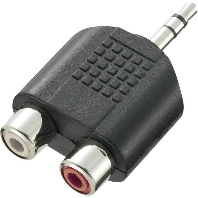 Immagine prodotto SpeaKa Professional Adattatore Jack / Cinch Audio Y (1x spina jack 3,5 mm (Splitter audio)
