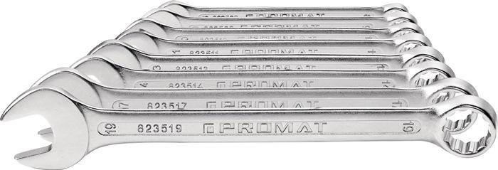 Productafbeelding Promat Combinatiesleutelset (10 mm, 14 mm, 17 mm, 11 mm, 13 mm, 19 mm)