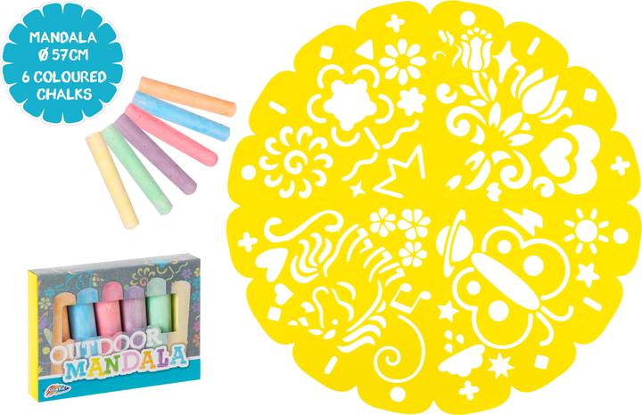 Image du produit Grafix Craie de trottoir Mandala