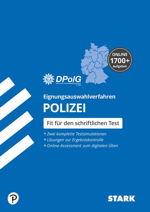 Etichetta energetica Eignungsauswahlverfahren (Einstellungstest) Polizei. Alle Landespolizeien (Tedesco, Sindacato di polizia tedesco DPolG, 2020)