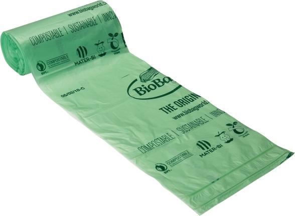 Actual product image Biobag International Affaldsposer compostable 35 ltr. BioBag 58x77 cm - (25 pcs. pr./rulle)