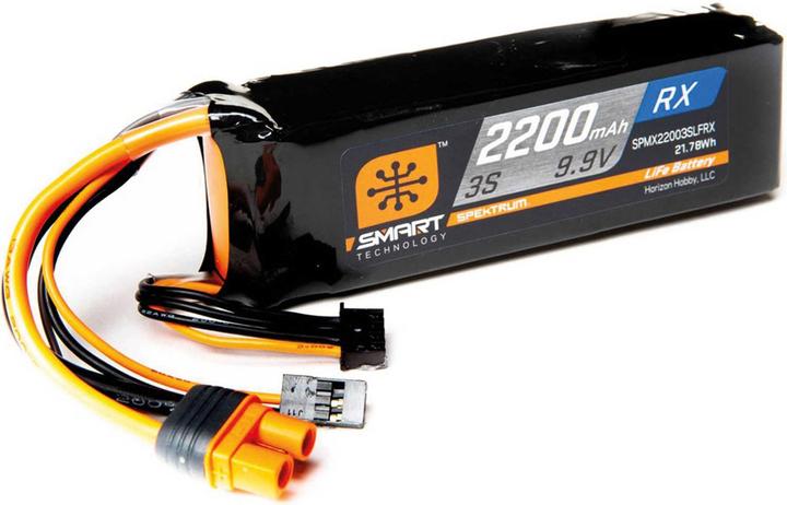 Actual product image Spektrum Battery Pack 2200mAh 3S 9.9V Smart LiFe ECU Battery IC3 (9.90 V, 2200 mAh)