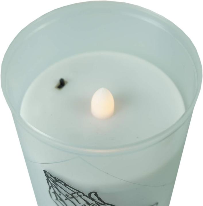 Actual product image Novaliv LED Grave Light White Permanent Flicker Effect incl. Batteries Grave Candles Cemetery Candle (4 pcs.)