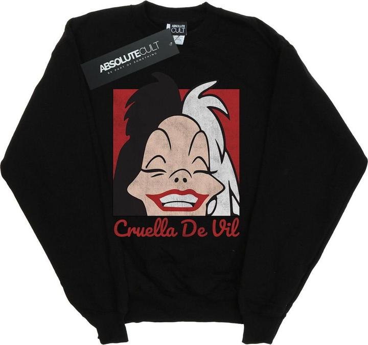Produktbild Disney Cruella De Vil Cropped Head Sweatshirt (XXL)