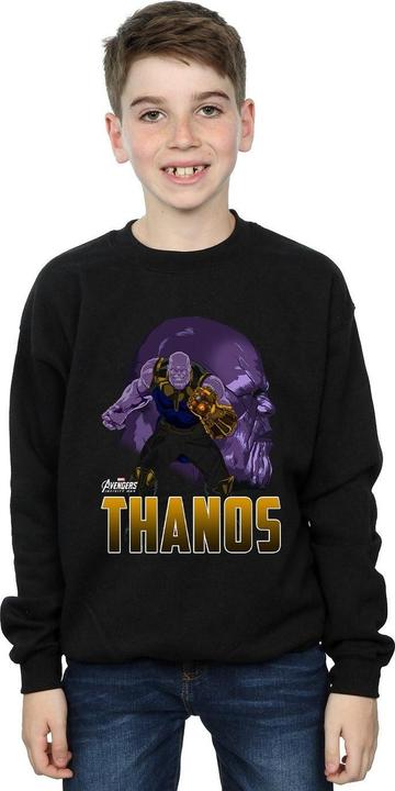 Actual product image Boys Avengers Infinity War Thanos Character Sweatshirt (140, 146)