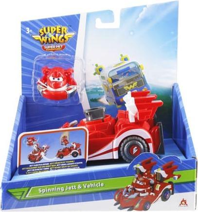 Actual product image Alpha Toys Spinning Jett & vehicle