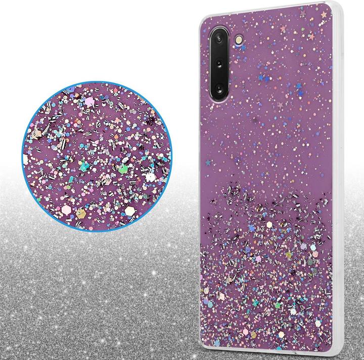 Actual product image Cadorabo TPU cover sparkling glitter (Samsung Galaxy Note 10)