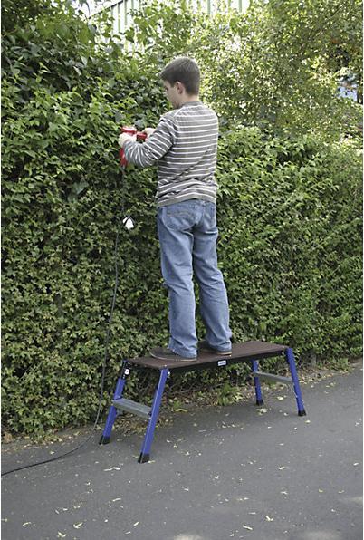 Actual product image Krause StepTop working platform, working height 2.45 m, platform size 1100 x 300 mm. (Platform ladder, 140 cm)