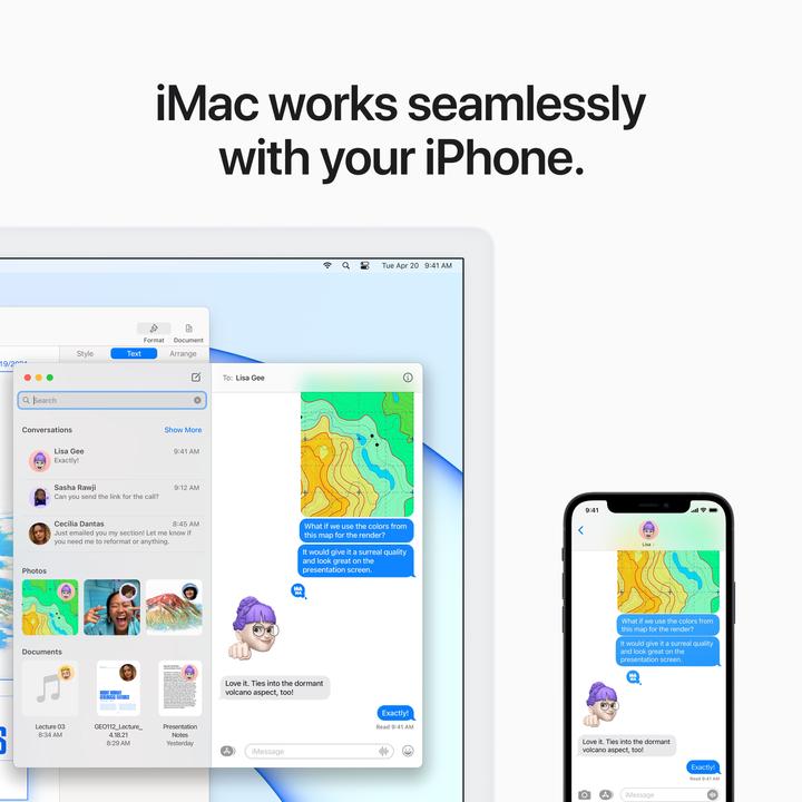 Produktbild Apple iMac (M1, 8 GB, 256 GB)