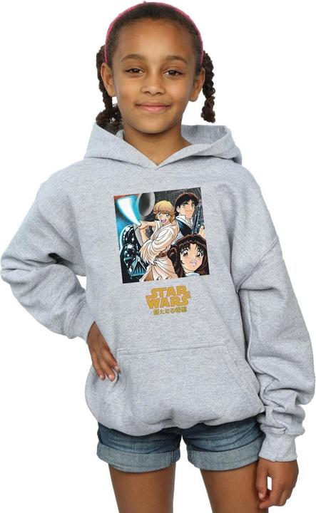 Image du produit Star Wars - Sweat à capuche ANIME POSTER - Fille (152, 158)