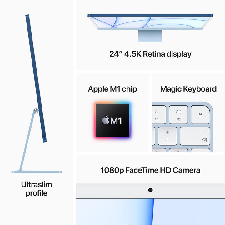 Produktbild Apple iMac (M1, 16 GB, 512 GB)