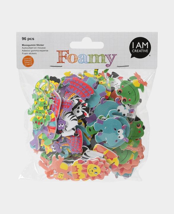 Actual product image I Am Creative Sponge rubber shapes