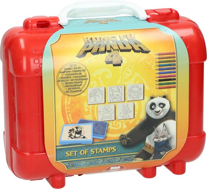 Image du produit Tampon de voyage Panda et étui d'encrage