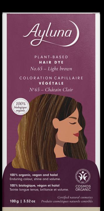 Actual product image Ayluna Plant hair colour light brown (Tan)