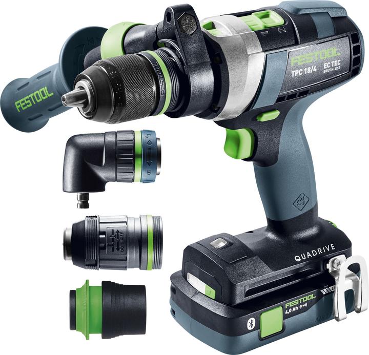 Actual product image Festool Perceuse-visseuse à percussion sans fil TPC 18/4 5,0/4,0 I-Set/XL (Rechargeable battery operated)
