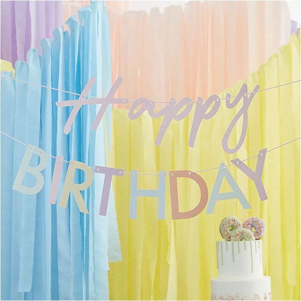 Immagine prodotto Ginger Ray Ghirlanda Buon Compleanno Pastello