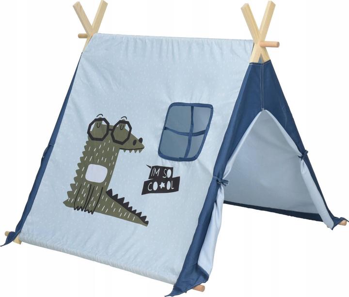 Immagine prodotto Tenda blu con coccodrillo, 101 cm