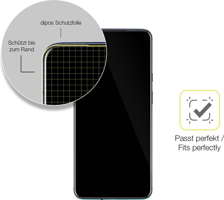 Image du produit Dipos Film de Protection d’écran Full-Cover 3D (1 pièce(s), OnePlus 7T Pro)