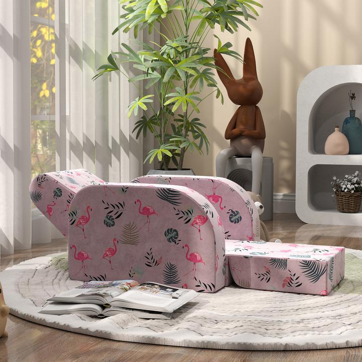 Actual product image Aiyaplay Kindersessel Schaumstoff, Polyester Rosa (Child armchair)