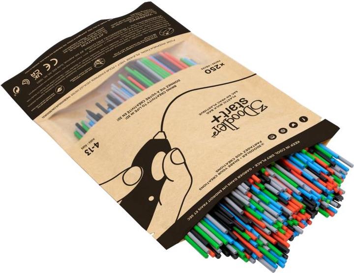 3Doodler Filament / Start+ / 250 / weiss, pink, mint, gelb, orange / "Fire & Ice Mix" (280 g, Mehrfarbig)