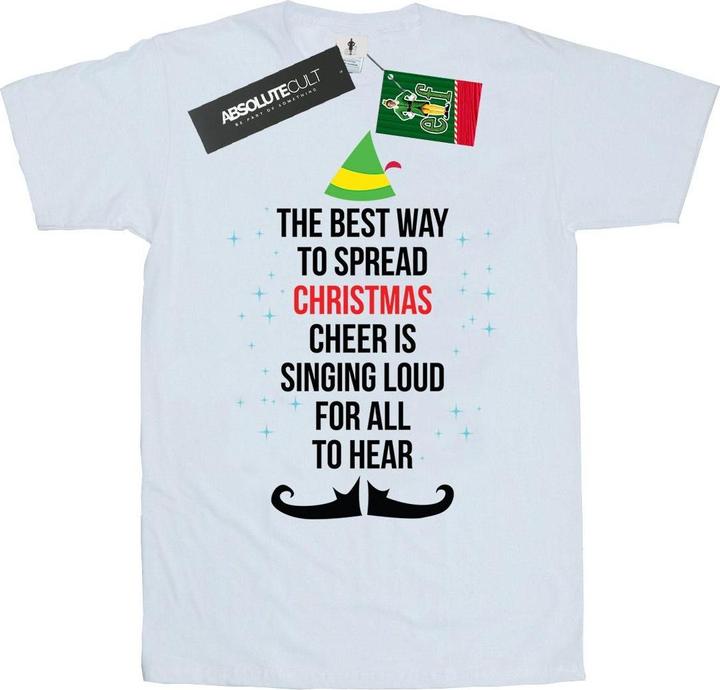 Image du produit Elf - T-shirt CHRISTMAS CHEER TEXT - Femme (L)