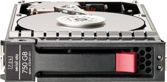 Actual product image HPE HDD 750GB 3.5 7.2K SATA (0.75 TB, 3.5")