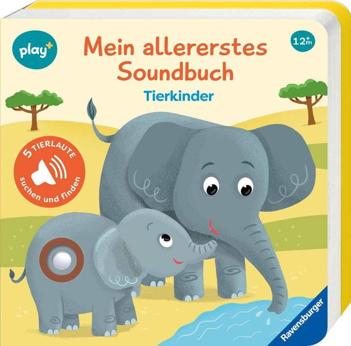 Ravensburger Play+ Mon tout premier livre sonore : Les enfants des animaux (Allemand)
