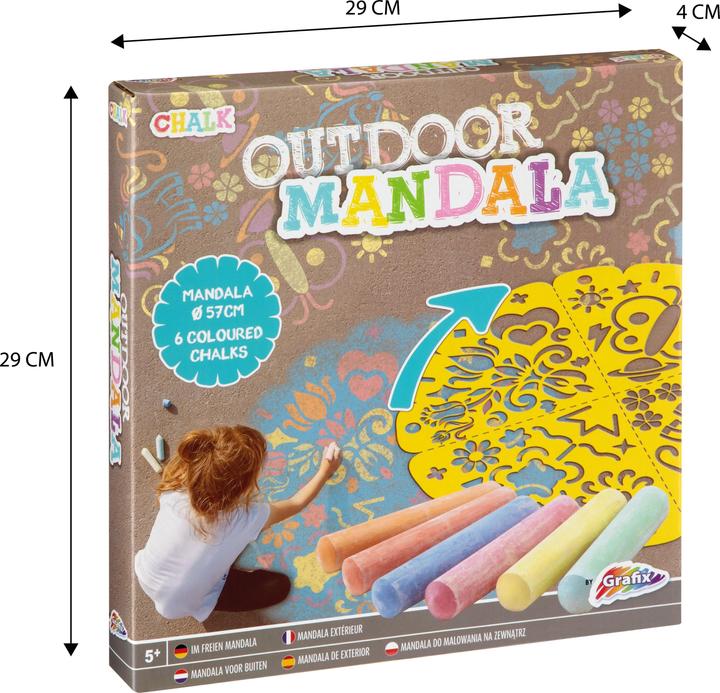 Image du produit Grafix Craie de trottoir Mandala