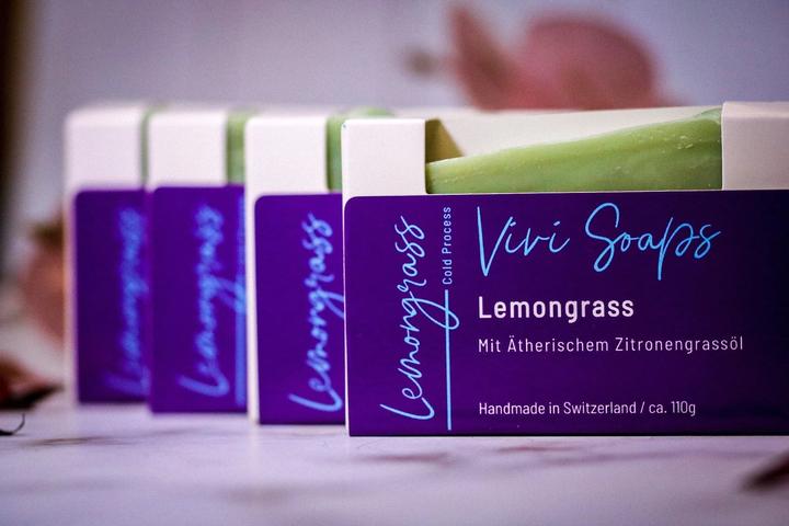 Actual product image Vivi Soaps Lemongrass Soap (Hard soap)