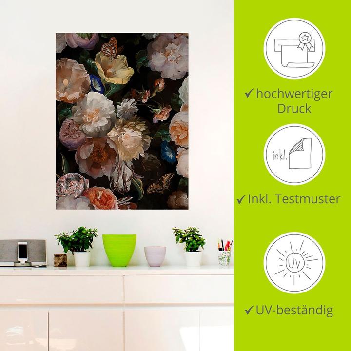Actual product image Artland Antique Dutch flowers U2FU (45 x 60 cm)