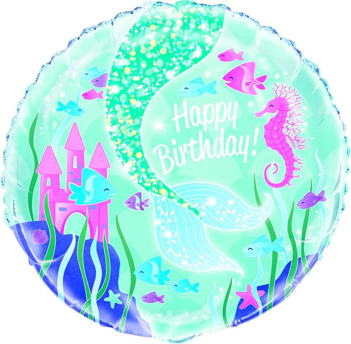 Produktbild Unique Ballon Sirene Geburtstag (1 x)