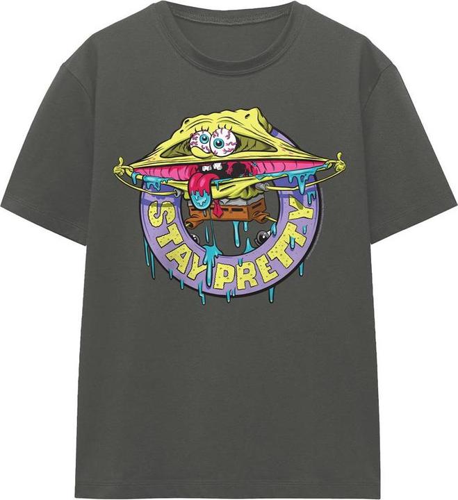 Image du produit Spongebob Squarepants - T-shirt STAY PRETTY - Adulte (S)