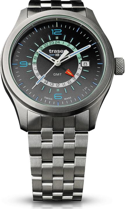 Actual product image Traser P59 Aurora GMT (Analogue wristwatch, 42 mm)