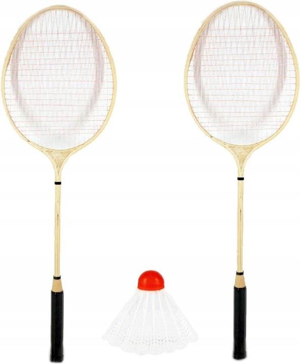 Produktbild ICOM Badminton aus Holz 65,5 cm im Netz
