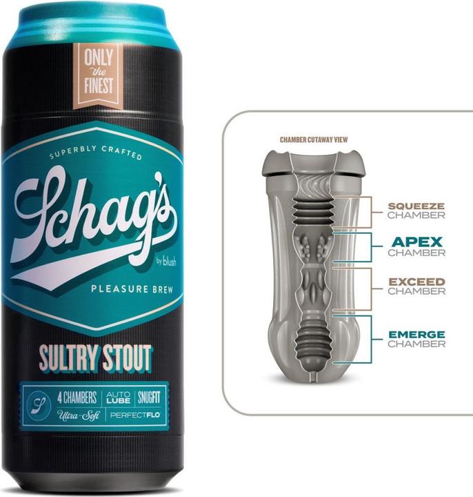Image du produit Blush Schag's - Sultry Stout Masturbateur - Frosted