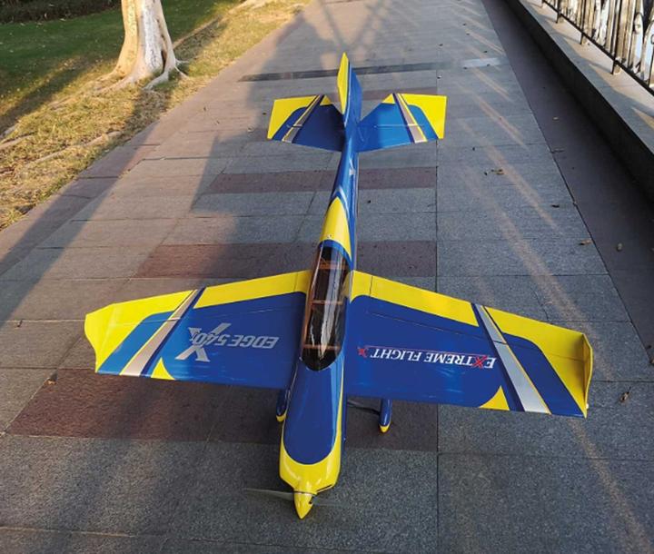 Produktbild Extremeflight-RC edge 540t 48" v2 plus blau/gelb arf mit tragflächen-schnellverschluss